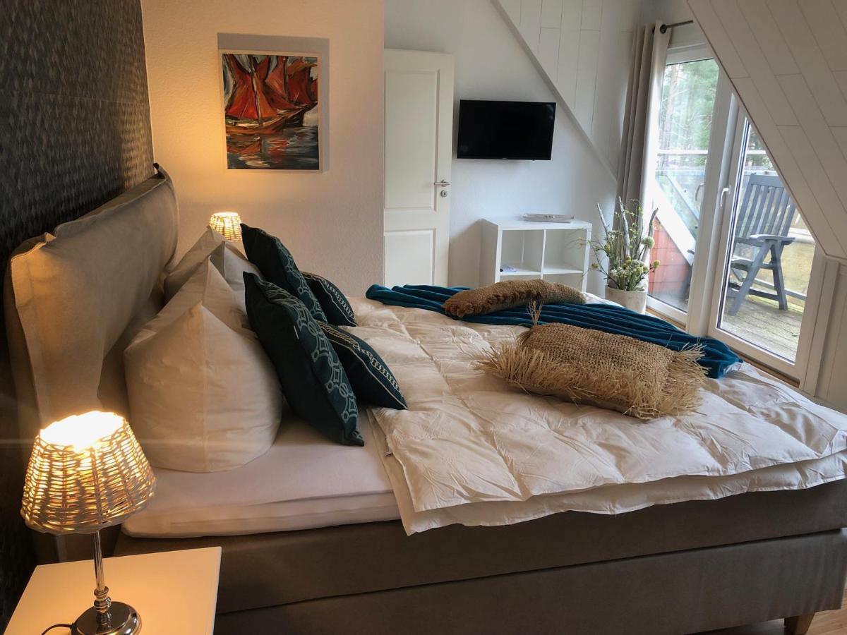 Romantisches Ferienhaus Boddenblick Mit Sauna Pruchten Eksteriør billede