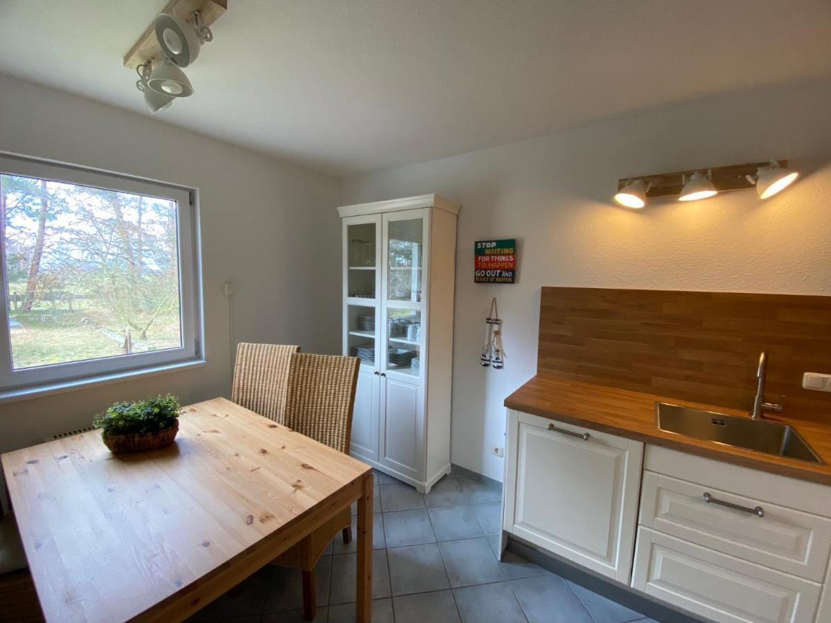 Romantisches Ferienhaus Boddenblick Mit Sauna Pruchten Eksteriør billede